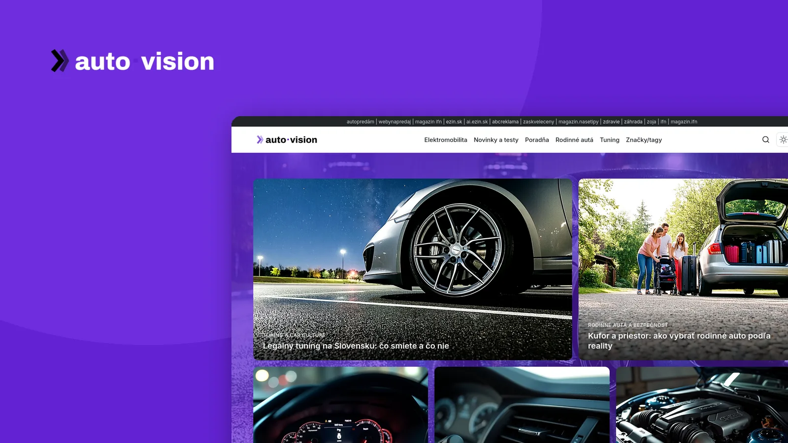 Novinky a budúcnosť áut autovision.sk